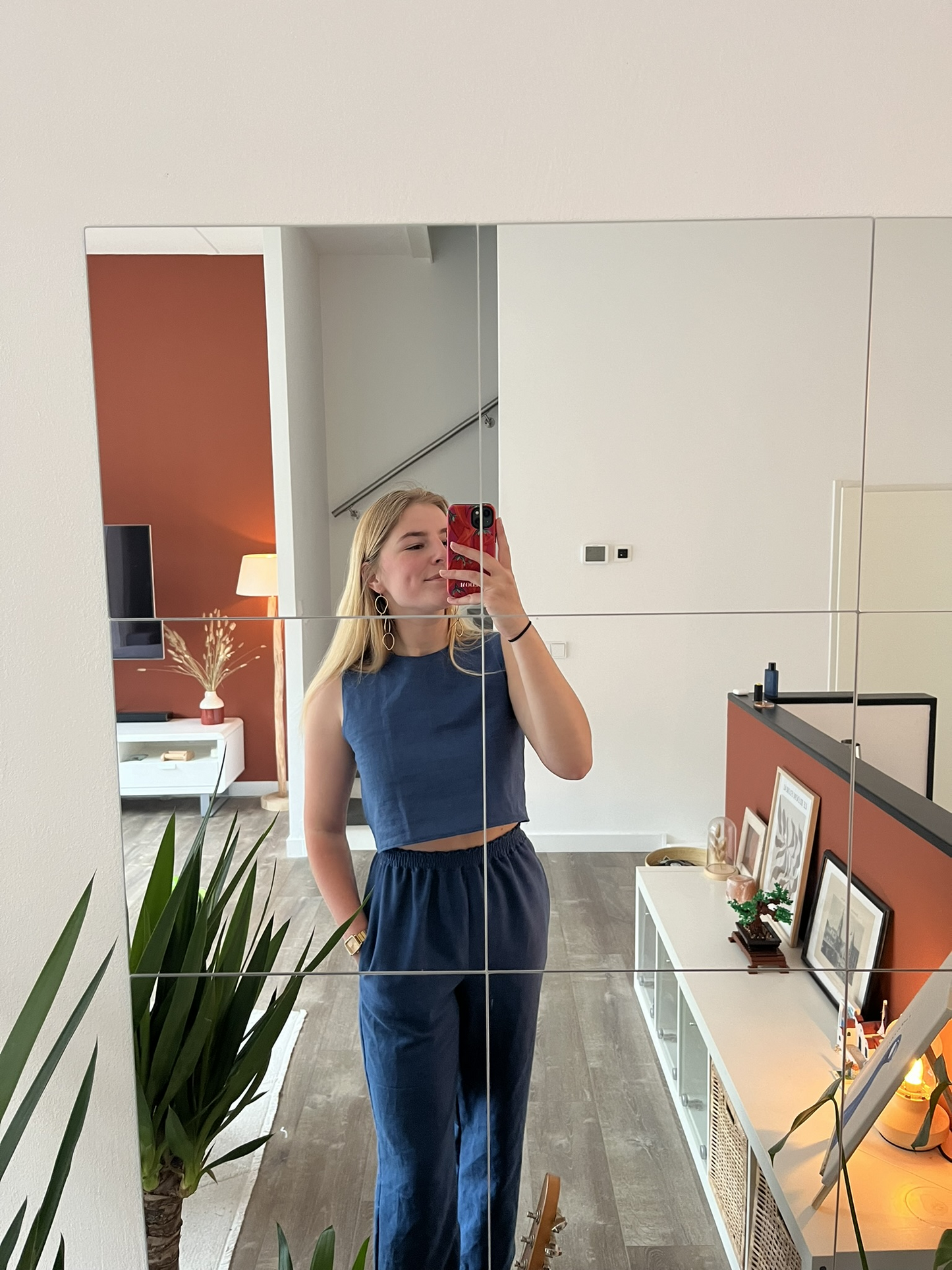 Bloomies - Blue Linen set