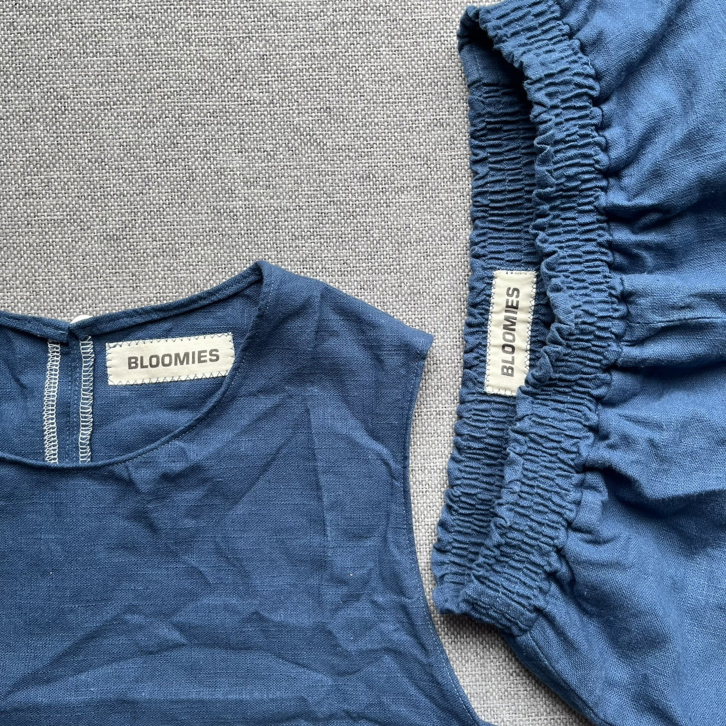 Bloomies - Blue Linen set