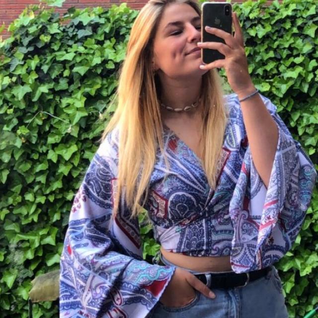 Naïka Top - Mandala denim blue