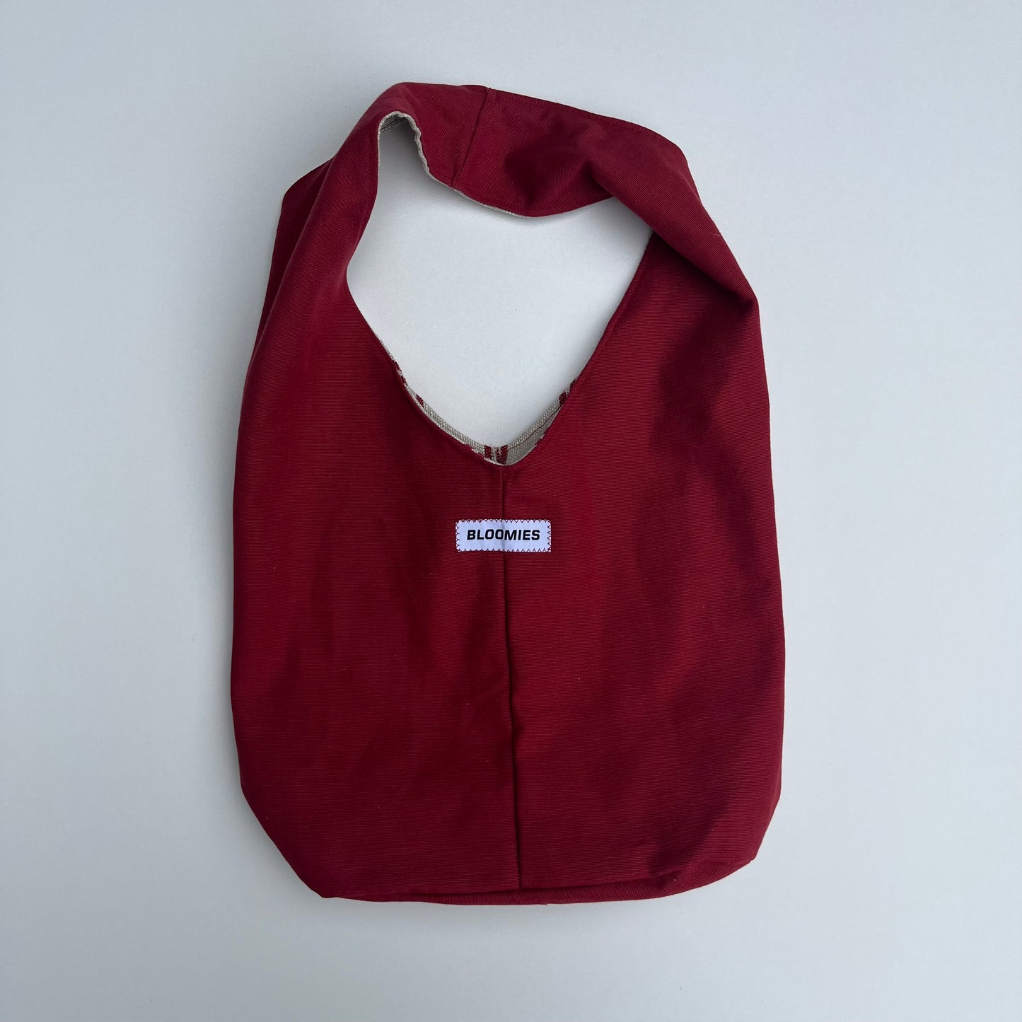 Red stripes bag