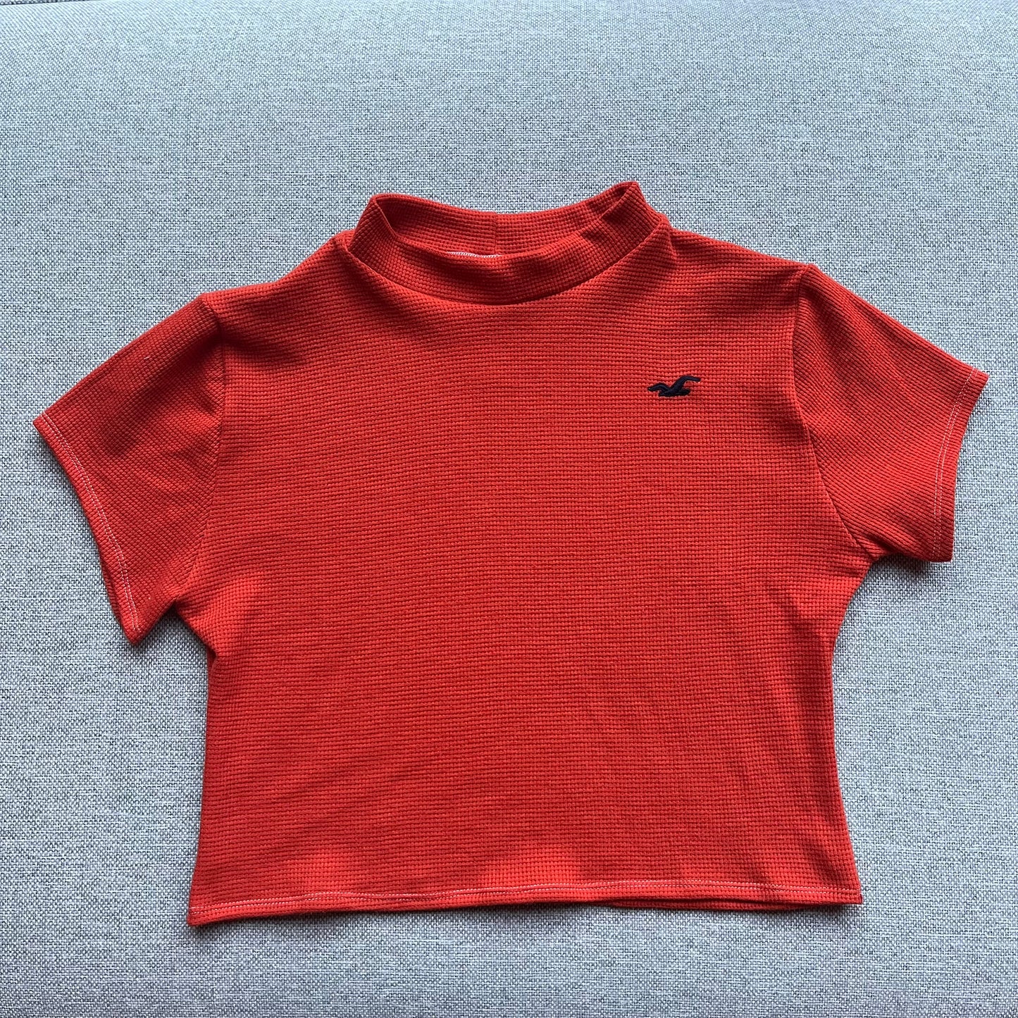 Reworked Hollister Top Orange