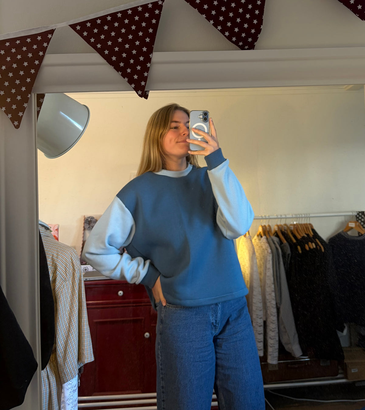 Sweater - blue blue