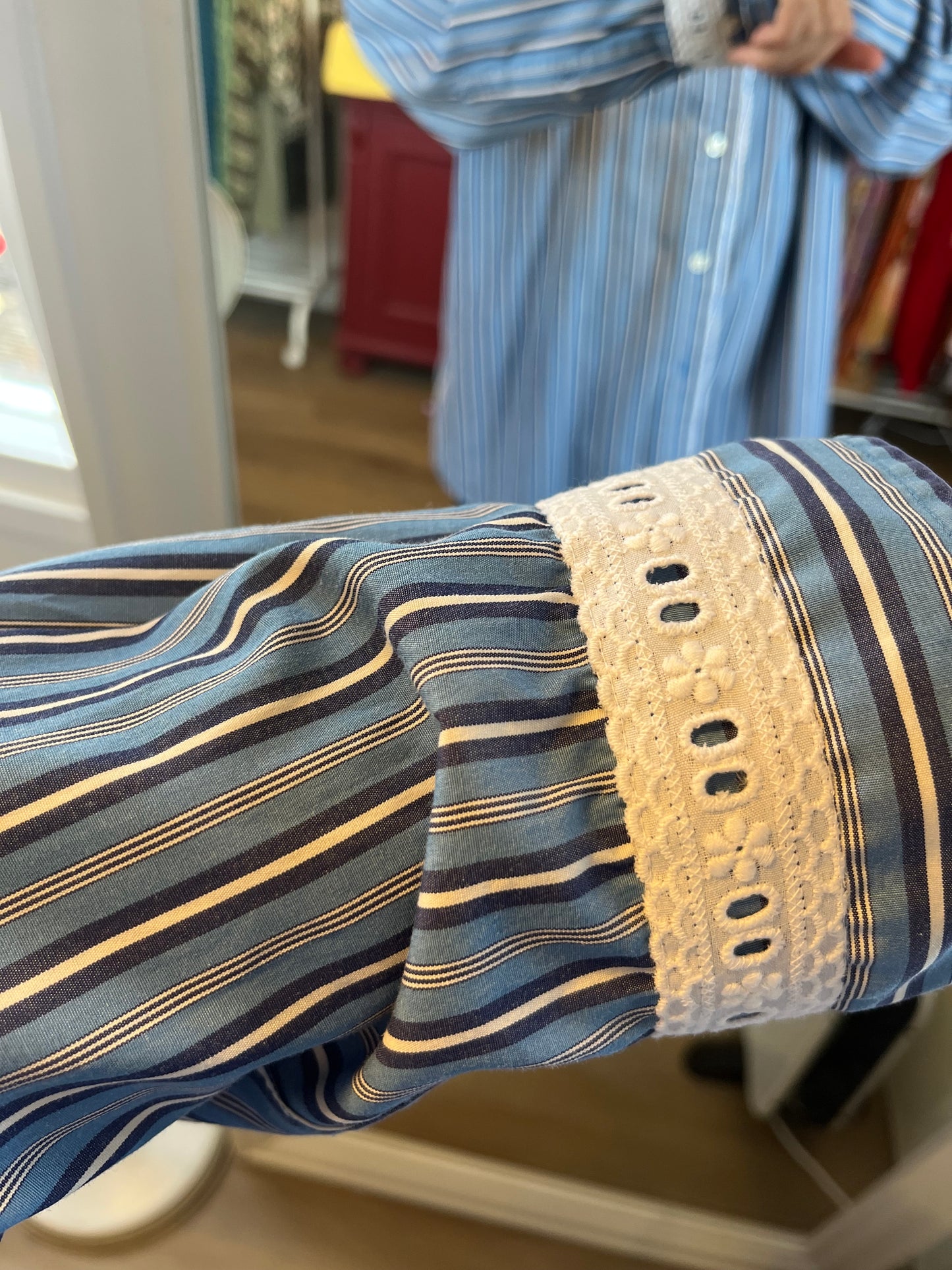 Blue Ralph Lauren Lace Blouse
