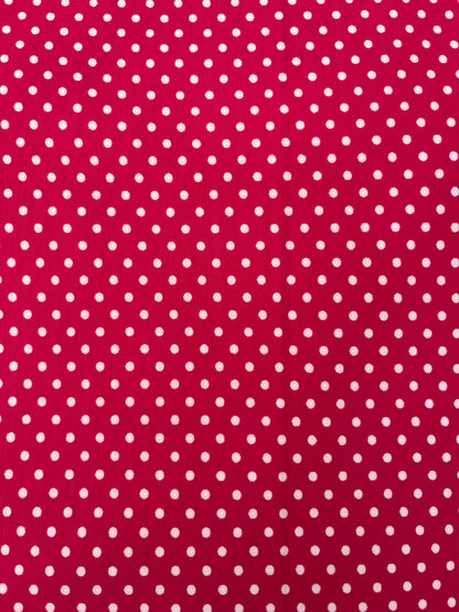Rose - One Shoulder Top - Polka Dot